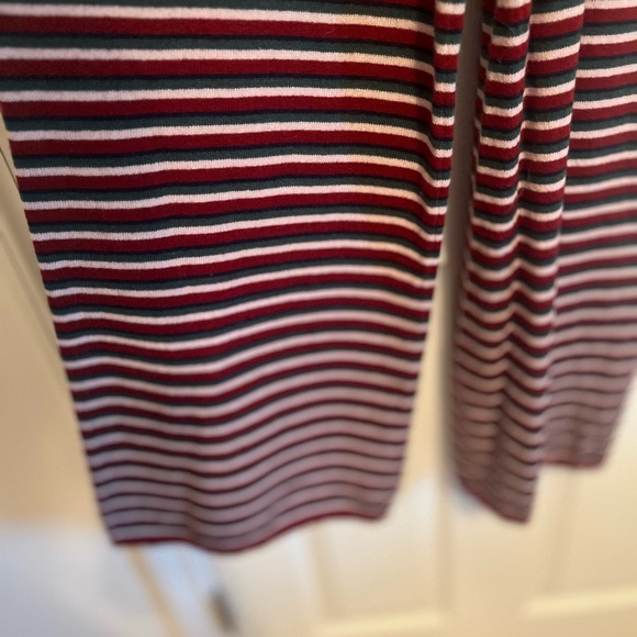 Parke Wool & Cashmere Blend Striped Wide-Leg Pants - Picture 5 of 6